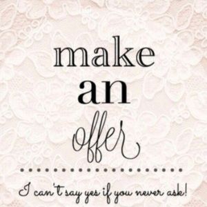 Prices are NOT Set Make me an Offer